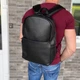 Чорний чоловічий рюкзак портфель з екошкіри Holiday 2.0 - зображення 4