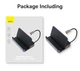 Док-станція Baseus 6в1 100W для Steam Deck|Asus Rog|iPad|Android (HDMI 4K/ Ethernet/ 3хUSB 3.0/ USB-C 100W) - зображення 11