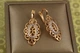 Серьги Xuping Jewelry восточный край 3.3 см золотистые - изображение 2
