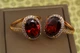 Кольцо Xuping Jewelry малинки с красным камнем р 19 золотистое - изображение 2