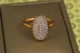 Кольцо Xuping Jewelry прекрасный овал р 17 золотистое - изображение 1