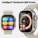Розумний Смарт Годинник HK8 Pro Max ULTRA AMOLED 49 mm White Наручний безрамковий годинник з бездротовою зарядкою з підтримкою української мови - зображення 9