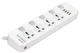 Сетевой удлинитель Ldnio SC4408 Port Multi Plug Extension Cord with 4-USB Outlets White - изображение 2