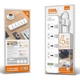 Сетевой удлинитель Ldnio SC4408 Port Multi Plug Extension Cord with 4-USB Outlets White - изображение 4