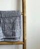 Набор турецких бамбуковых махровых полотенец Zeron 50х90+70х140 Bamboo Agaс Desen серый 3 - изображение 4