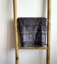 Набор турецких бамбуковых махровых полотенец Zeron 50х90+70х140 Bamboo Agaс Desen серый 2 - изображение 5