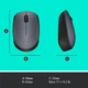 Миша Logitech M170 Wireless Grey/Black - изображение 8
