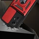 Чехол Hide Shield для Xiaomi Redmi Note 12S бампер противоударный с подставкой Red - изображение 4
