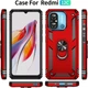 Чохол Shield для Xiaomi Redmi 12C протиударний бампер з підставкою Red - зображення 6