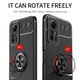 Чехол TPU Ring для Xiaomi Redmi Note 12S бампер противоударный с подставкой Black - изображение 6