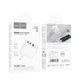 Сетевое зарядное устройство Hoco C115A, 2 Type-C, USB, PD 65W, белое - изображение 6