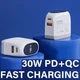 Сетевое зарядное устройство Ldnio A2522C USB/ Type-C QC PD 30W с дисплеем белое + кабель Type-C to Lightning - изображение 2