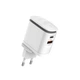 Сетевое зарядное устройство Ldnio A2423C USB/ Type-C QC PD 25W ночник белое + кабель Type-C to Lightning - изображение 3