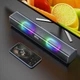 Настольная беспроводная колонка Hoco Sound Quality BS49 (Bluetooth 5.1 / USB disk / AUX / TF card / FM) с двойными динамиками (стерео) Dazzling sound, металлик - изображение 6