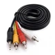 Кабель мультимедійний 3.5mm M to 3xRCA M 1.5m Extradigital - зображення 1