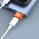 Адаптер-mini OTG, 10 А, USB на Type C, 120 Вт (оранжевый) - изображение 5