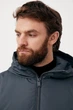 Демисезонная мужская куртка анорак Finn Flare FAB21042-202 серая S - изображение 6