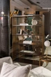 Дизайнерський Стелаж в стилі Loft Design 140x30x200h Золотий/Дерево ATL696 - зображення 2