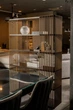 Дизайнерський Стелаж в стилі Loft Design 140x30x200h Золотий/Дерево ATL696 - зображення 5