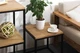 Дизайнерський Стелаж в стилі Loft Design 120x40x120h Чорний/Дерево ATL097 - зображення 6