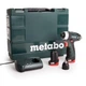 Акумуляторний дриль-шурупокрут Metabo PowerMaxx BS Basic 2 акб 2.0 Ah, з/п, у кейсі (600080500) - зображення 1