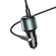 Адаптер автомобильный Hoco Type-C to Type-C cable Galloper NZ9 |1USB/2Type, 95W/3A, PD/QC| black - изображение 5