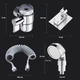 Душова система з насадкою на кран в умивальник з турмаліном Modified Faucet With External Shower - зображення 10