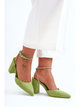 Damskie buty na obcasie Lirosa 39 Zielone (5905677459715) - obraz 4