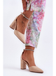 Damskie buty na obcasie Diamond 38 Beżowe (5905677436112) - obraz 2