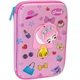 Пенал Cool For School со скрытым зеркальцем 1 отделение с органайзером розовый (QT-5760-Pink) - изображение 2