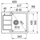 Комплект: Кухонна мийка Franke Sirius 2.0 S2D 611-62 (143.0627.288)+Кухонний змішувач Franke Pola (115.0622.943) - зображення 5