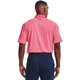 Чоловіча футболка UnderArmour ,Рожевий,UA Performance Stripe Polo, р.XL-T - изображение 2
