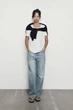 Футболка Zara 4424/894/250 S Біла - зображення 2