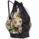 Сетка сумка для мячей Zelart Football Bag Action 1079 на 15 мячей размер 48х25х86см Black - изображение 1