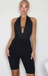 Боди в рубчик с корекцыей бюста PrettyLittleThing Черный 11039 M (44) - изображение 2