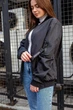 Бомбер Without Woman 2XL/3XL Black 391585293 - зображення 2