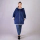 Куртка-кофта женская меховая GO-IN ТN-2091 46-48 синий - изображение 1