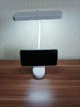 Аккумуляторная LED лампа на прищепке (Li-ion 4000mAh, 16 LED), белая с подставкой под смартфон, USB, школьная - изображение 3