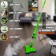 Паровая швабра H2O Mop X5 Многофункциональная электрошвабра пароочиститель Зеленая - изображение 4