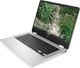 Сенсорний ноутбук 14" HP Chromebook x360 14a-ca0000sl Intel Celeron N4120 RAM 4GB eMMC 64GB 12час батарея Chrome OS (UKR) (101958338) - Уценка - изображение 5