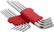 Комплект ключів TORX з отвором Intertool 9 предметів, Т10-Т50, Cr-V (HT-0606) - зображення 3
