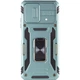 Ударостійкий чохол Camshield Army Ring для Xiaomi Poco X5 Pro 5G / Note 12 Pro 5G Зелений/Light Green - зображення 2