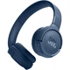 Беспроводные наушники накладные JBL Tune 520BT Blue (JBLT520BTBLUEU), закрытые, 57 часов автономн. работы, микрофон, складывающиеся, голосов. упр-е., моб. приложение - изображение 1