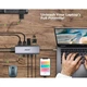 Порт-реплікатор Acer 12in1 Type C dongle USB3.2, USB2.0, SD/TF, HDMI, PD, DP... (HP.DSCAB.009) - зображення 4