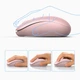 Беспроводная мышь UGREEN MU105 2.4 GHz Portable Wireless Mouse Pink (90686) - изображение 2