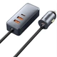 Автомобільний зарядний пристрій Baseus CCBT-A0G Fast Charge 120W 2 USB/2 Type-C, Grey - зображення 1