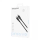 Кабель Proove Soft Silicone Type-C to Type-C 60W (1m) (black) - зображення 3