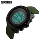 Мужские часы Skmei 1213 Dekker зеленые - изображение 4
