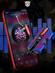 Геймерские беспроводные Bluetooth наушники вкладыши Hasbro Transformers TF-T01 Optimus Prime, blue-red - изображение 7