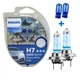 Галогенная лампа PHILIPS H7 White Vision Ulrta 55W 12V 12972WVUSM 4200K + W5W (01032) - изображение 1
